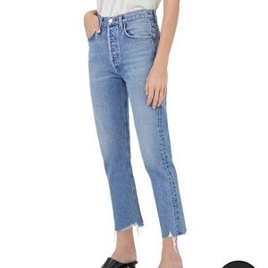 AGOLDE Riley crop straight leg jeans 24